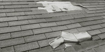 hail-damaged roof repair