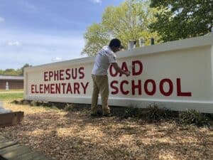 Painting It Forward: Giving Back at Ephesus Road Elementary School