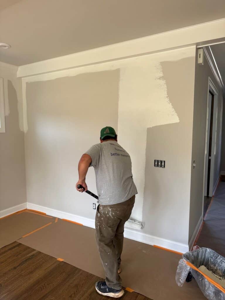 Gonzales Painters – Painting Accent Wall