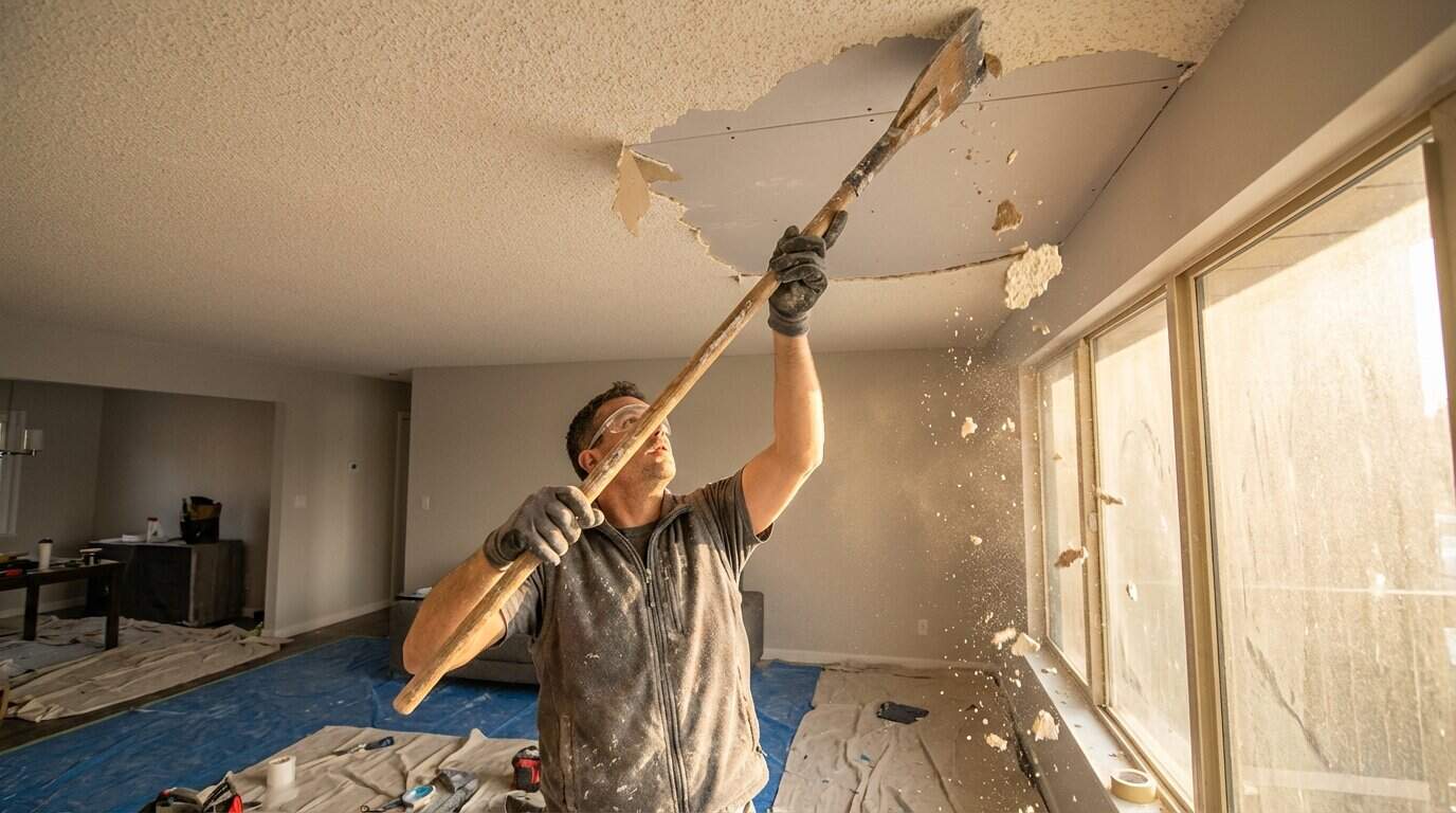 how much does popcorn ceiling removal cost in 2025 1770631275100