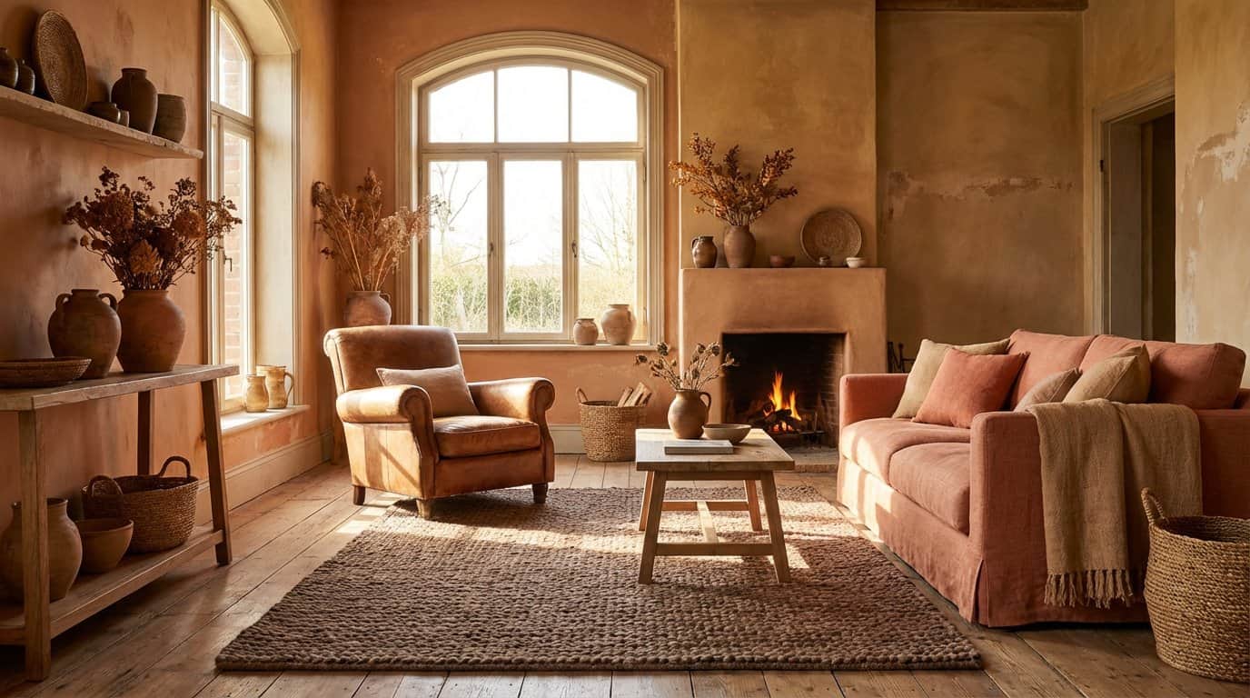 Warm Your Home Using Earthy Sunbaked Hues